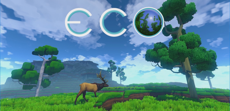 landscape view of a video game called eco