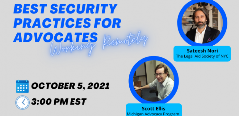 Best security practices for advocates