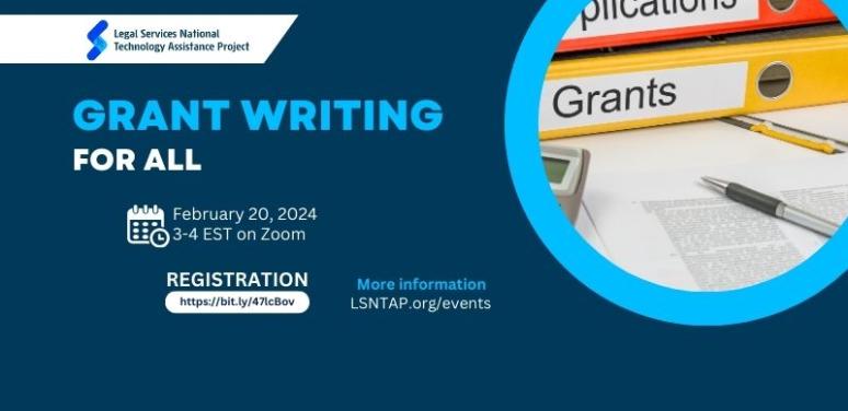 Grant writing books with a letter