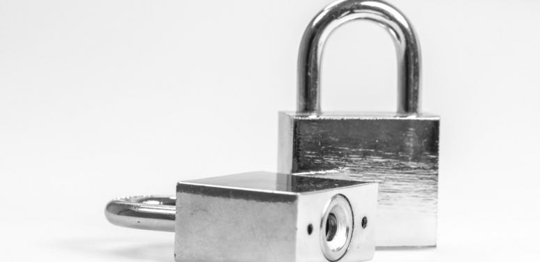two padlocks