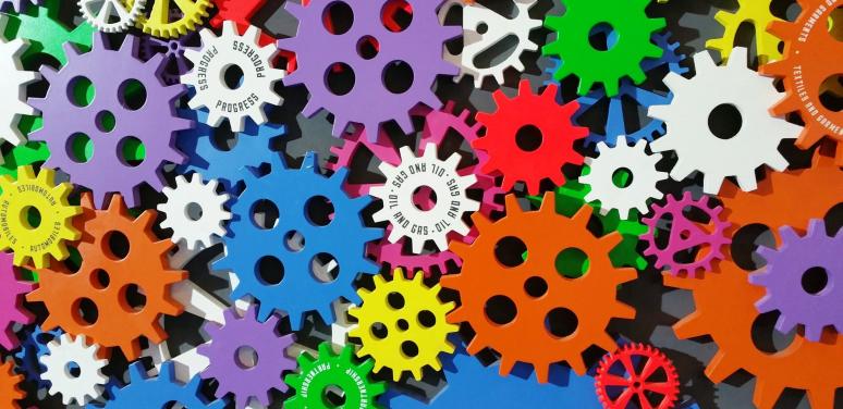 colorful gears