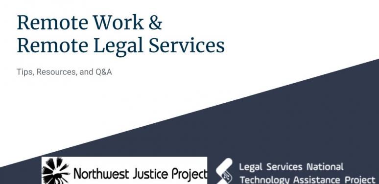 Remote work & Remote Legal Services