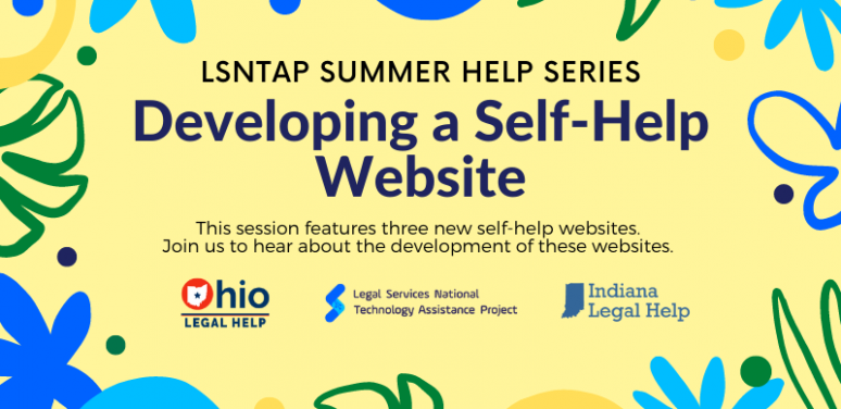 2022 Summer Self-Help Series: Developing a Self-Help Website