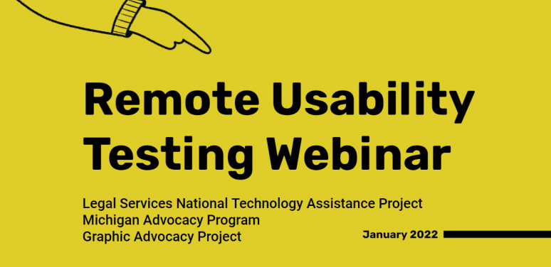 Remote usability Testing Webinar