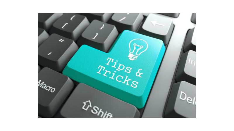 Keyboard with Tips & Tricks button added