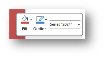 color selection pane for charts