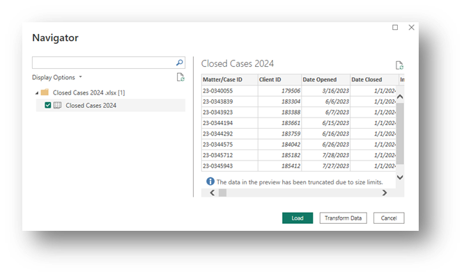 Excel tab selection