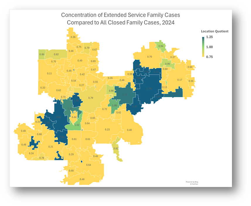 Concentration map example