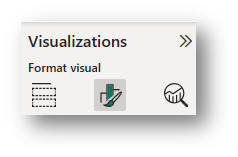 Microsoft Power BI Visualizations Format Pane header