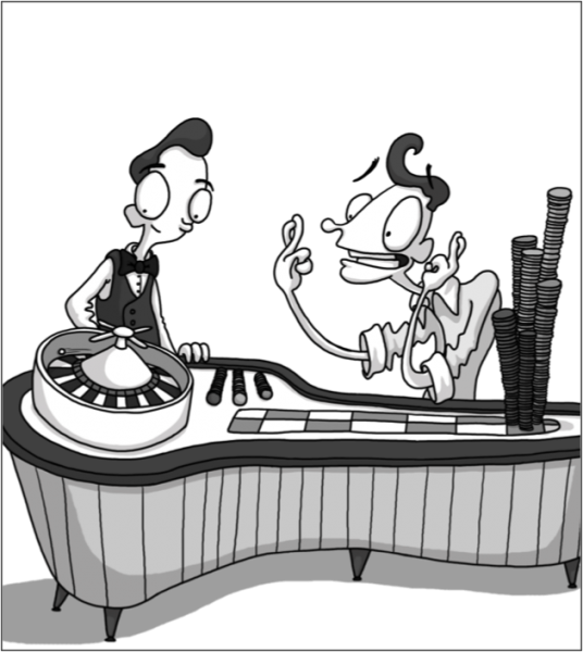 hacked account cartoon