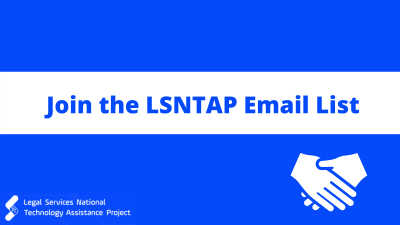 Join the LSNTAP Email List