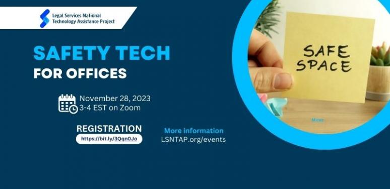 dark blue background, photo image of a yellow note that says Safe Space held in front of plants, webinar and speaker info