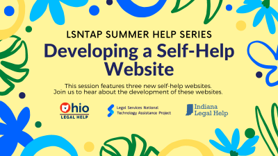 2022 Summer Self-Help Series: Developing a Self-Help Website