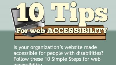10 Tips for Web Accessibility Infographic